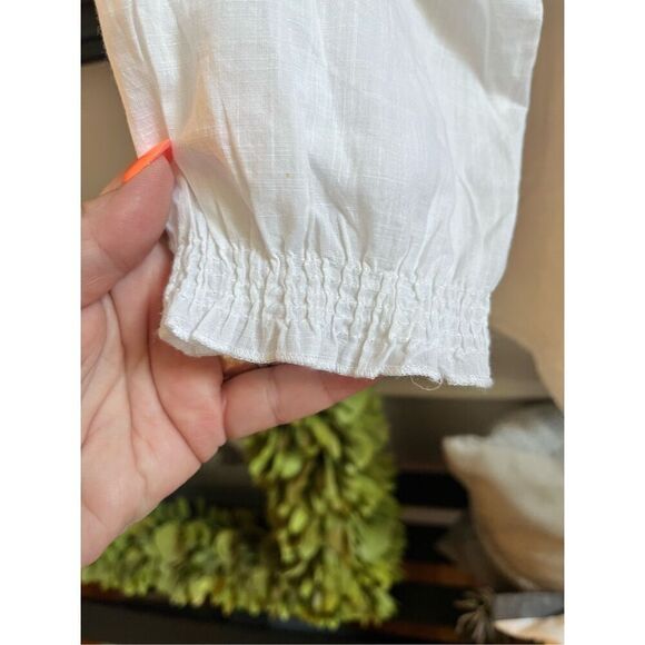 Mud Pie Foster White Off the Shoulder Too sz S NWT - Picture 5 of 9